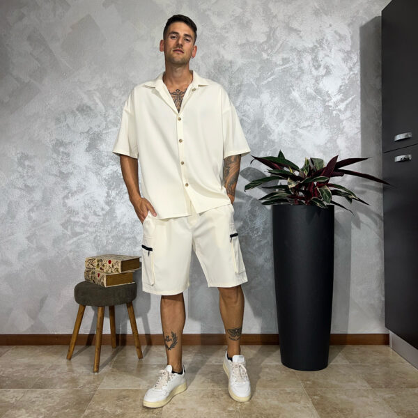Coordinato Casual Estivo Bianco