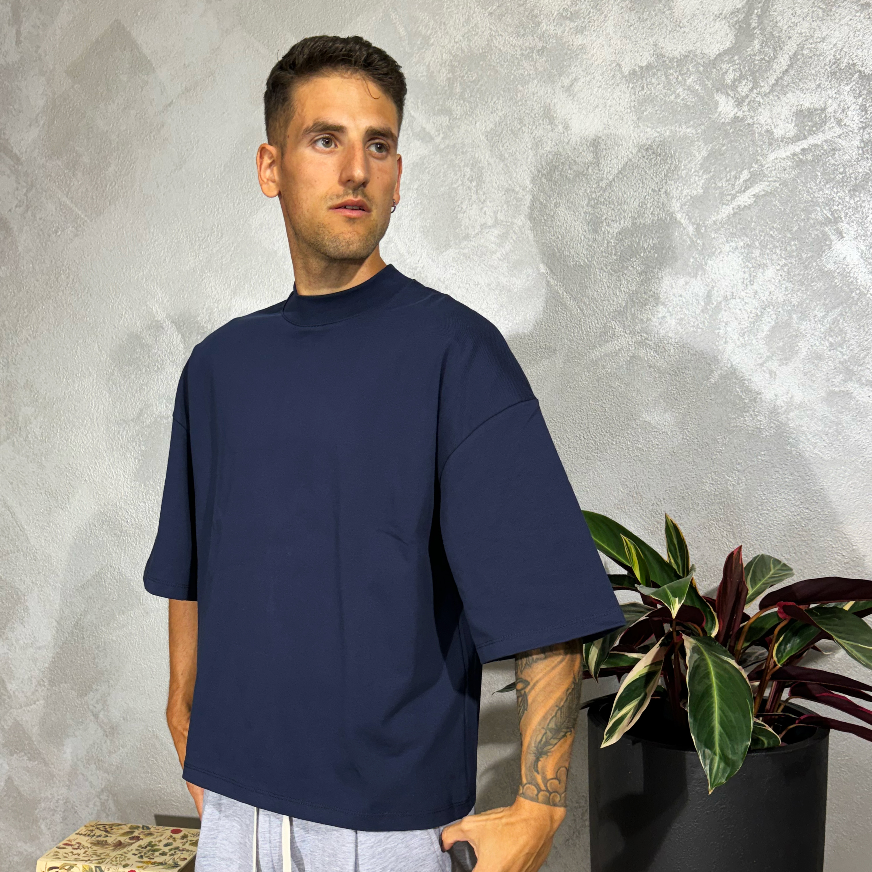 T-shirt Comfort Oversize blue 3